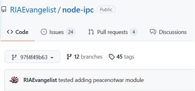 node-ipc：再谈开源软件与政治